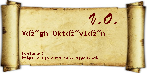 Végh Oktávián névjegykártya